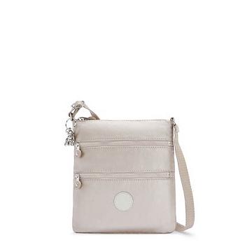 Kipling Keiko Metallic Crossbody Mini Väska Beige | SE 1881GS